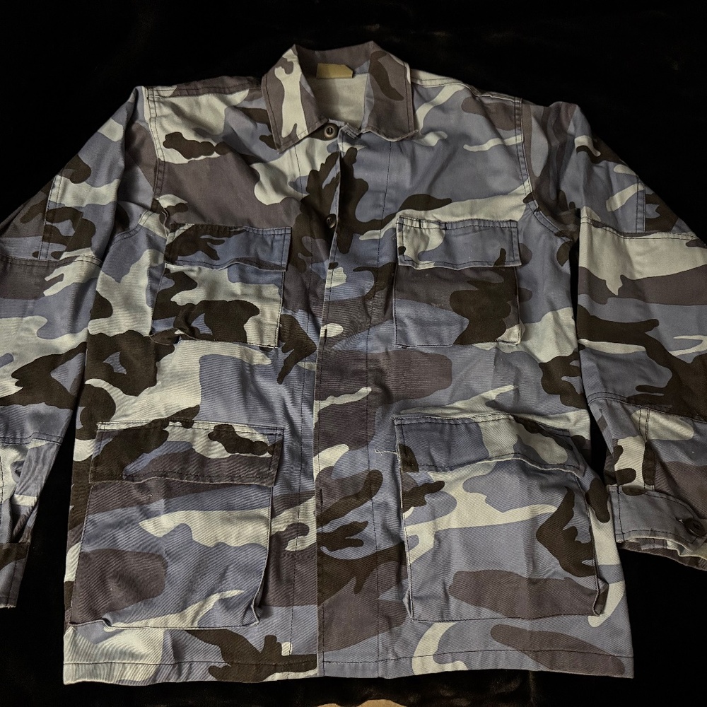 Navy Camouflage Jacket - US Military